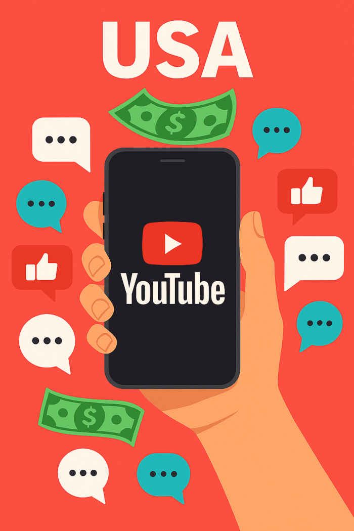 Buy YouTube views from USA